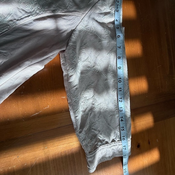 Sundance Size 16 Women’s Eyelet Pocket Cotton Pants White Beachy. Button Front - Picture 6 of 8